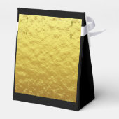 Elegant Black en Gold 50e verjaardag elke dag Bedankdoosjes (Achterkant)