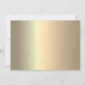 Elegant Black en Gold 50e verjaardag Kaart (Achterkant)