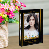 Elegant Black en Gold Afstuderen Keepomwille Fotoblokken