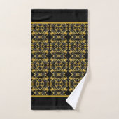 Elegant Black en Gold Bad Handdoek (Handdoek)