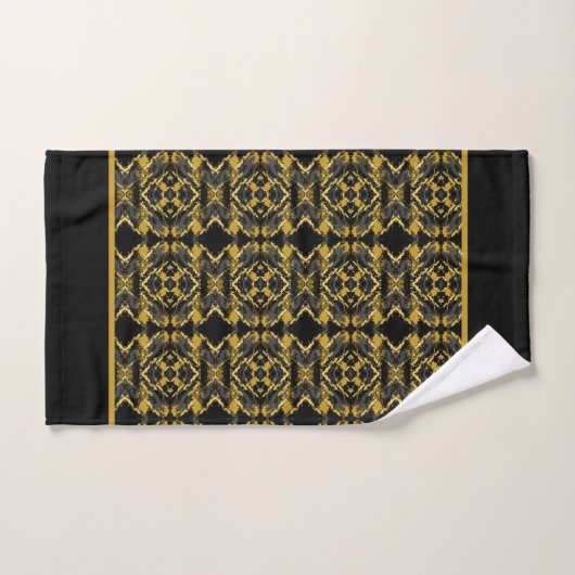 Elegant Black en Gold Bad Handdoek (Handdoek)