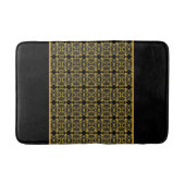 Elegant Black en Gold Badmat (Voorkant)