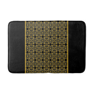 Elegant Black en Gold Badmat