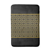 Elegant Black en Gold Badmat (Voorkant Verticaal)
