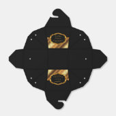 Elegant Black en Gold Bedankdoosjes (Uitgevouwen)