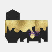 Elegant Black en Gold Bedankt voor uw verjaardag Bedankdoosjes (Uitgevouwen)