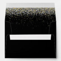 Elegant Black en Gold Envelope