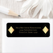 Elegant Black en Gold Etiket (Insitu)