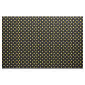 Elegant Black en Gold Foil Polka Pit Pattern Stof (Yard (91,4 cm))