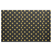 Elegant Black en Gold Foil Polka Pit Pattern Stof (Fat Quarter)