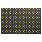 Elegant Black en Gold Foil Polka Pit Pattern Stof (Yard (91,4 cm))