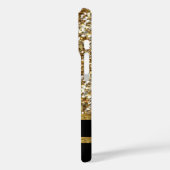 Elegant Black en Gold Glitter Case-Mate iPhone Case (Achterkant / Links)