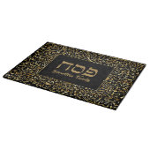 Elegant Black en Gold Hebrew Passover Snijplank (Hoek)