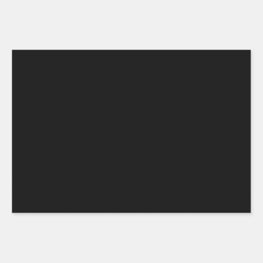 Elegant Black en Gold Inpakpapier Vel (Voorkant 2)