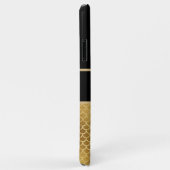 Elegant Black en Gold Monogram Letter "N" Case-Mate iPhone Case (Achterkant/rechts)