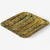 Elegant Black en Gold Papieren Bordje (Gebogen)