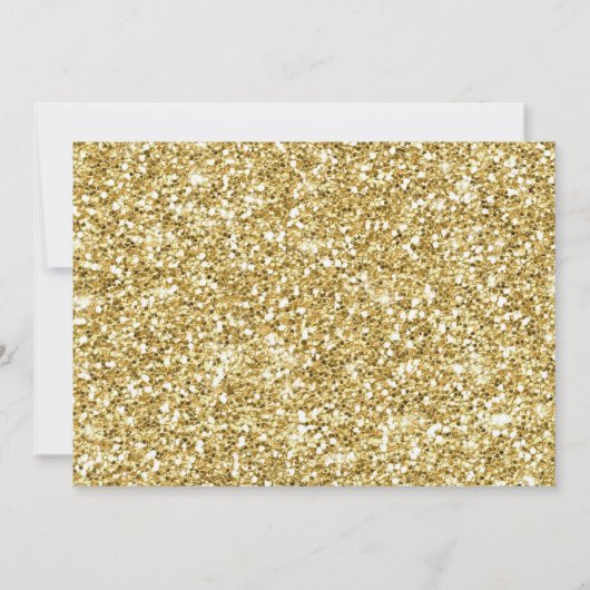 Elegant Black en Gold Rudolph Kerstmis Kaart (Achterkant)