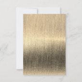 Elegant Black en Gold Starlights - Sla de datum op Save The Date (Achterkant)