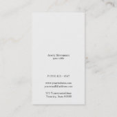 Elegant Black en Gold Striped Cool Modern Visitekaartje (Achterkant)