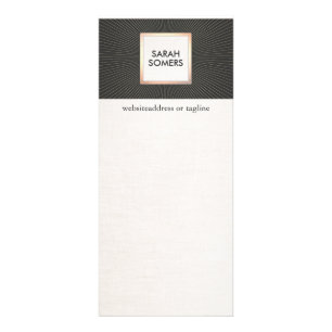 Elegant Black en Gold Stylish Modern Reclamekaart