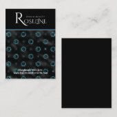 Elegant Black en Gold Sun moon-sieraarscherm Visitekaartje (Voorkant / Achterkant)