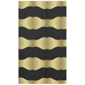 Elegant Black en Gold Tafelkleed (Voorkant)