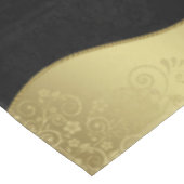 Elegant Black en Gold Tafelkleed (Gekanteld)