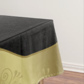 Elegant Black en Gold Tafelkleed (Voorbeeld)