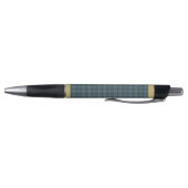 Elegant Black en Gold Windows Check Monogram Pen (Bodem)