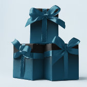 Elegant Black en Ocean Blue Blauwgroen Ombre Cadeaupapier