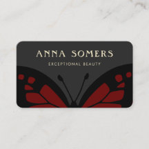 Elegant Black en Red Butterfly