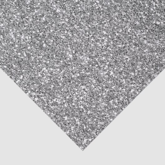 Elegant Black en Silver Glitter Tissuepapier (Detail)