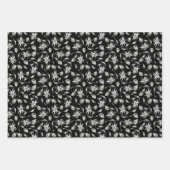 Elegant Black en White Botanical Gift Inpakpapier Vel (Voorkant 2)