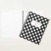 Elegant Black en White Buffalo Play Planner (Display)