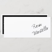 Elegant Black en White Business Name (Voorkant / Achterkant)