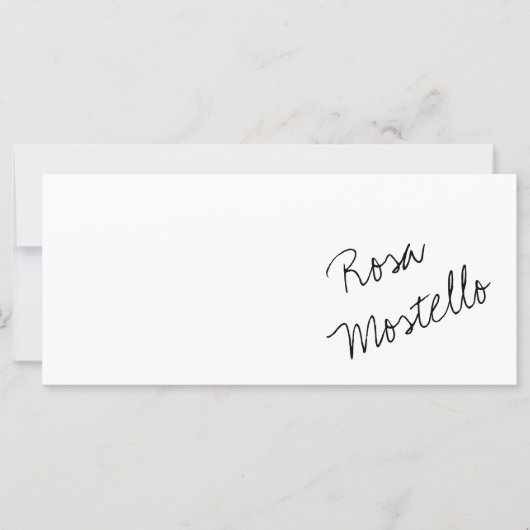 Elegant Black en White Business Name (Voorkant)