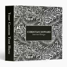 Elegant Black en White Custom Business Owner