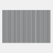 Elegant Black en White Damask Inpakpapier Vel (Voorkant 2)