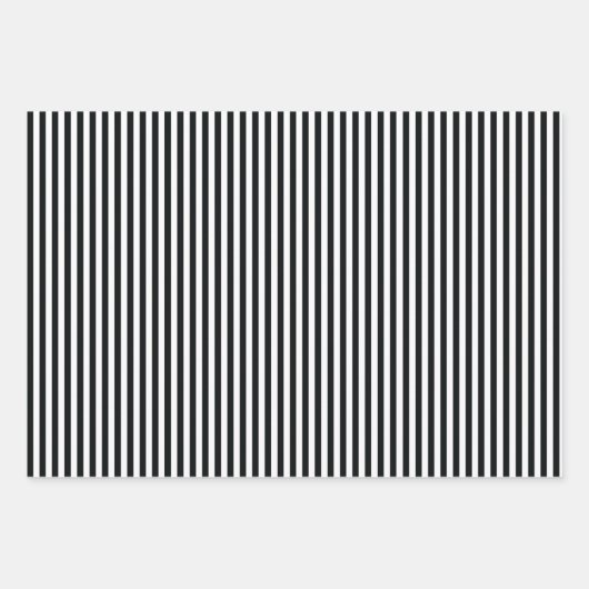 Elegant Black en White Damask Inpakpapier Vel (Voorkant 2)