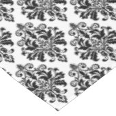 Elegant Black en White Damask Pattern Tafelkleed (Gekanteld)