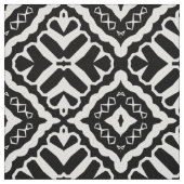  Elegant Black en White Geometric Pattern Stof (Swatch)