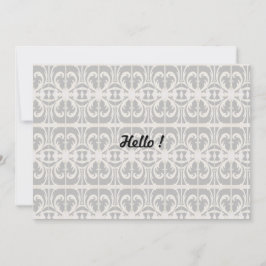 Elegant Black en White Kaart