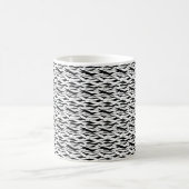 Elegant Black en White Koffiemok (Center)