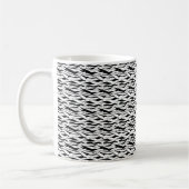 Elegant Black en White Koffiemok (Links)