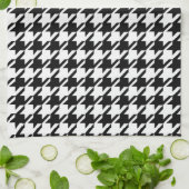 Elegant Black en White Pattern Kitchen Towels Theedoek (Gevouwen)