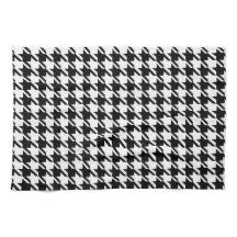 Elegant Black en White Pattern Kitchen Towels