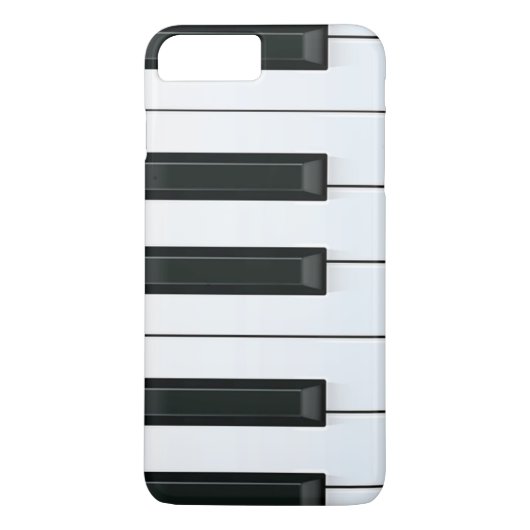 Elegant Black en White Piano Keys Pattern Case-Mate iPhone Case (Achterkant)