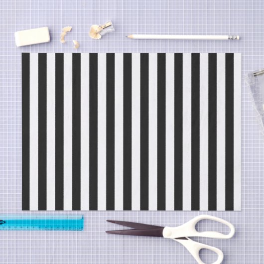 Elegant Black en White Tissuepapier (Craft)