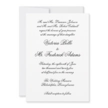 Elegant Black en White Traditional Formal Wedding