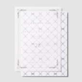 Elegant Black Floral Wedding Invitation Vellum Uitnodigingen (Offset (Uitnodiging))